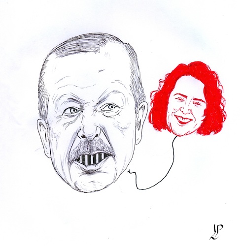 Cartoon: Erdogan s jail (medium) by paolo lombardi tagged turkey,erdogan,timtik