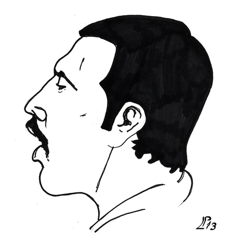 Cartoon: Freddy Mercury (medium) by paolo lombardi tagged queen,rock