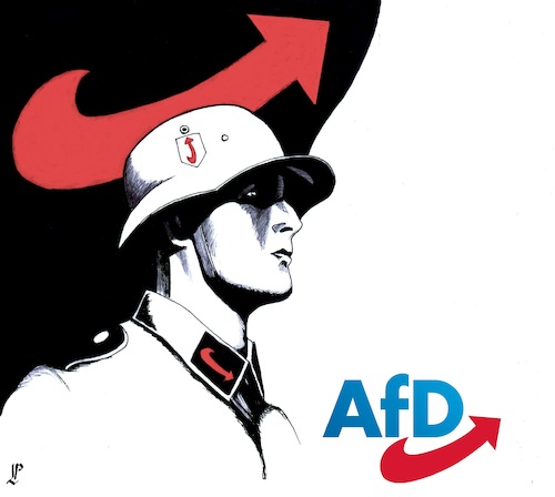 Cartoon: Germany AfD party (medium) by paolo lombardi tagged germany,europe,elections,fascism,nazist