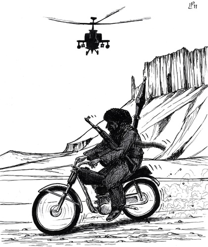 Cartoon: Hunting (medium) by paolo lombardi tagged afghanistan,usa,war,peace