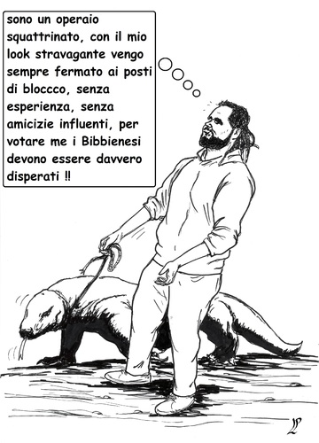 Cartoon: Il terzo incomodo (medium) by paolo lombardi tagged bibbiena,italia