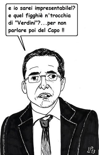 Cartoon: Impresentabili (medium) by paolo lombardi tagged italy,corruption,politics,mafia,berlusconi