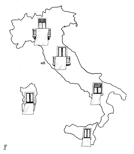 Cartoon: Italy May 23 1992 (medium) by paolo lombardi tagged mafia,italy,falcone,borsellino,protest