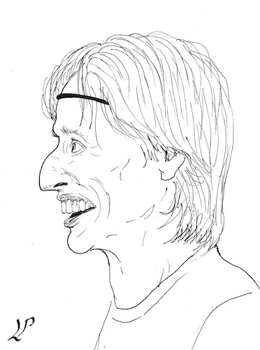 Cartoon: Luka Modric (medium) by paolo lombardi tagged modric