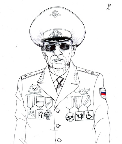 Cartoon: Medals (medium) by paolo lombardi tagged russia,putin,ukraine,war