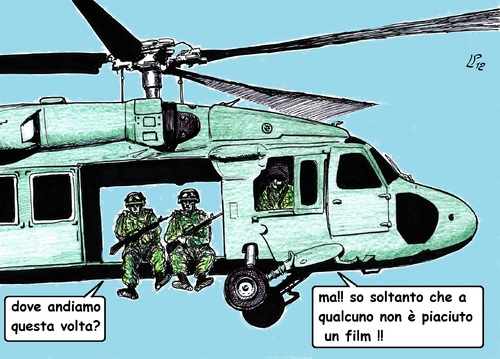 Cartoon: Rivolta Araba (medium) by paolo lombardi tagged usa,terrorism,riot,arab