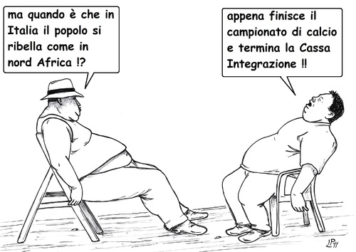 Cartoon: Rivoluzione Italiana (medium) by paolo lombardi tagged italy,politics,satire