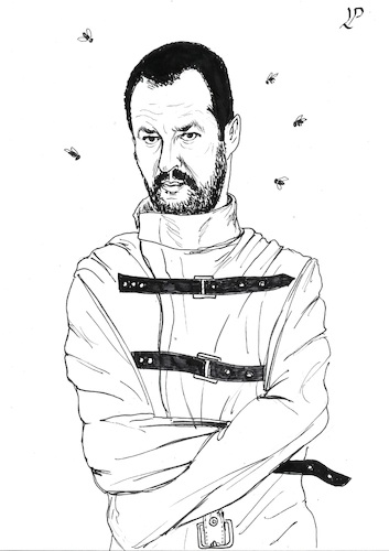 Cartoon: Salvini crazy bipolar (medium) by paolo lombardi tagged italy,salvini