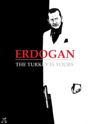 Cartoon: Scarface (medium) by paolo lombardi tagged turkey