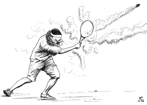 Cartoon: Slam in Paris (medium) by paolo lombardi tagged france,strike,riot