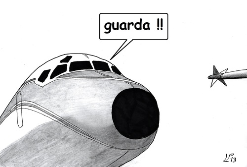 Cartoon: Ultima parola su Ustica (medium) by paolo lombardi tagged italy,war,ustica,mistere
