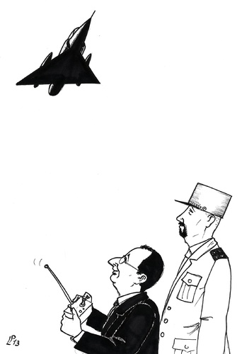 Cartoon: War Games (medium) by paolo lombardi tagged france,mali,terrorism,war,peace