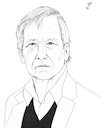 Cartoon: Amos Oz (small) by paolo lombardi tagged amos,oz