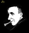 Cartoon: B. Brecht (small) by paolo lombardi tagged germany
