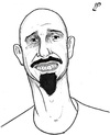 Cartoon: Cartoonist Cassio Manga (small) by paolo lombardi tagged brazil,cartoonist