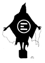 Cartoon: confession (small) by paolo lombardi tagged italy,afghanistan,war,peace