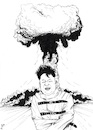 Cartoon: Crazy World (small) by paolo lombardi tagged korea,usa,war,peace