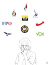 Cartoon: Dark Europe (small) by paolo lombardi tagged europe,elections,nazism