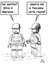 Cartoon: Depressione (small) by paolo lombardi tagged italy,work,arbeit