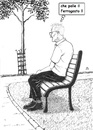 Cartoon: Ferragosto (small) by paolo lombardi tagged italy,old,man