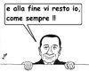 Cartoon: FINE (small) by paolo lombardi tagged italy,bersani,berlusconi,grillo