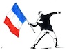 Cartoon: French riot (small) by paolo lombardi tagged france,protest,riot,violence