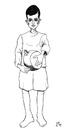 Cartoon: Greek Child (small) by paolo lombardi tagged greece,crisis,economy,hungry