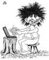 Cartoon: Grillo attento ai Trolls (small) by paolo lombardi tagged italy,politics,satire,cartoon,election,berlusconi,grillo