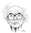 Cartoon: Hasta Saramago (small) by paolo lombardi tagged portugal,nobel