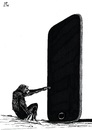 Cartoon: iPhone 6 Space Odyssey (small) by paolo lombardi tagged phone