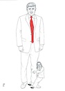 Cartoon: Meeting Trump Meloni (small) by paolo lombardi tagged trump,meloni,usa,italy