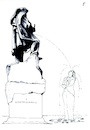 Cartoon: Meloni divides Italy (small) by paolo lombardi tagged italy,meloni,autonomy,garibaldi