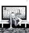 Cartoon: Meloni s TV (small) by paolo lombardi tagged meloni,italy,tv,media,fascism,information