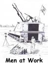 Cartoon: men at work (small) by paolo lombardi tagged palestine krieg war israel gaza politic