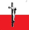 Cartoon: Polish flag (small) by paolo lombardi tagged abortion,poland,rights,woman,divorce,gay