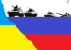 Cartoon: Russia Ukraine crisis (small) by paolo lombardi tagged russia,ukraine,war,peace