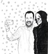 Cartoon: Salvini selfieman (small) by paolo lombardi tagged salvini,covid19,italy