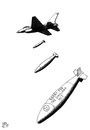 Cartoon: Smart bomb in Libya (small) by paolo lombardi tagged libya,gaddafi,war,krieg,peace