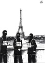 Cartoon: Souvenir photo in Paris (small) by paolo lombardi tagged isis,paris,france,terrorism