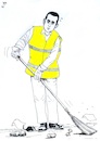 Cartoon: The italian yellow gilet (small) by paolo lombardi tagged italy,france