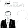 Cartoon: The prophet (small) by paolo lombardi tagged erdogan,turkey,muhammad,satire