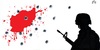 Cartoon: Today in Afghanistan (small) by paolo lombardi tagged afghanistan,usa,war,peace