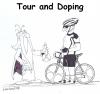 Cartoon: tour de france and doping 3 (small) by paolo lombardi tagged satire caricature sport byke tourdefrance france germany