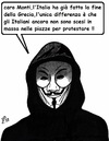 Cartoon: V (small) by paolo lombardi tagged italy,economy,finance,crisis