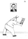Cartoon: Via Bossi (small) by paolo lombardi tagged italy,politics,satire