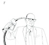 Cartoon: War effect (small) by paolo lombardi tagged petrol,crisis,iran,war,trump