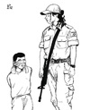 Cartoon: Woman with child (small) by paolo lombardi tagged war,peace