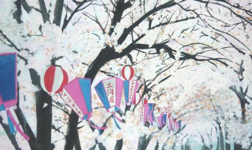 Cartoon: sakura avenue (medium) by etsuko tagged sakura