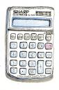 Cartoon: calculator (small) by etsuko tagged illustration