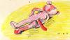 Cartoon: Pink Panter (small) by etsuko tagged illustration,pink,panter